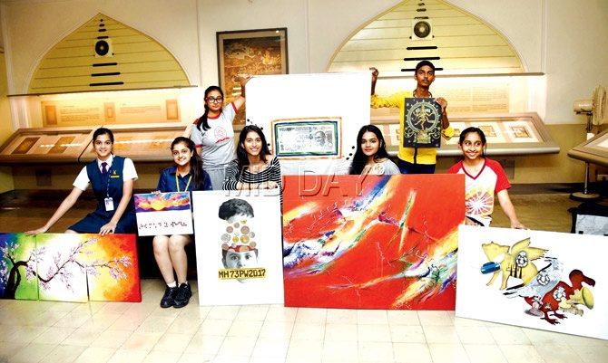 Few of the 65 participants who will showcase their works at CSMVS next weekend. Pic/Pradeep Dhivar