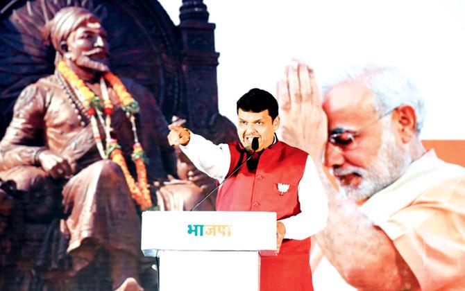 Chief minister Devendra Fadnavis fires up his base that has led him to resounding victories in both the 2014 state Assembly polls and last year’s zilla and council elections