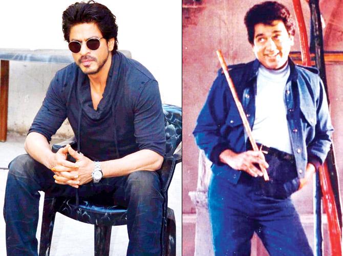 Shah Rukh Khan and Kamal Haasan in Appu Raja