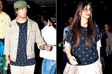 When Sonam Kapoor and Sonu Nigam wore similarly coloured outfits