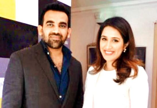 Zaheer with Sagarika