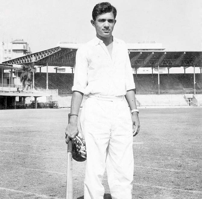 Ashok Mankad at the Cricket Club of India in his younger days. Pic/mid-day archives