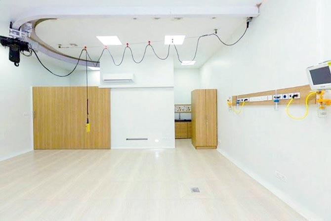 The 1,000-sqft room at Saifee Hospital that’s now Eman’s home