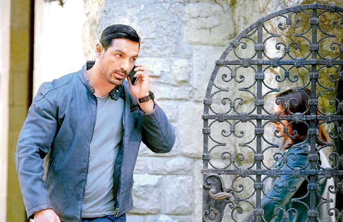 A still from the film Force 2