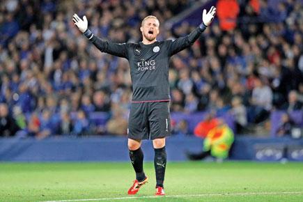 Leicester City keeper Kasper plays down heroics