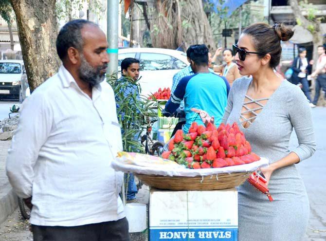 Spotted: Malaika Arora at a cafe in Bandra