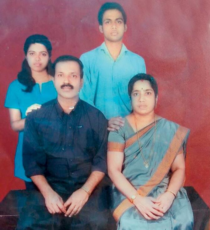 Rasila with her family
