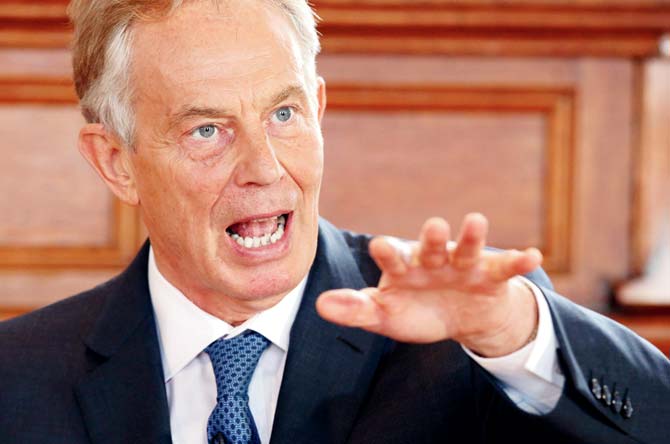 Tony Blair. Pic/AFP