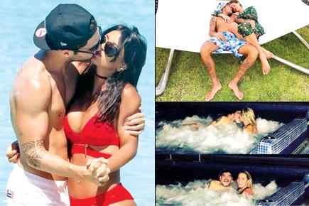 Neymar, Fabregas and other footballers get cosy with WAGs on V-Day!