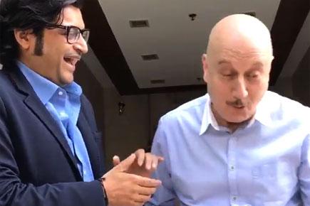 Twitter can't believe Anupam Kher 'shut up' Arnab Goswami. Can you?