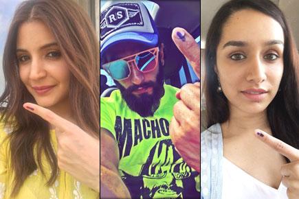 This is what Ranveer Singh, Anushka Sharma tweeted after voting in BMC Election