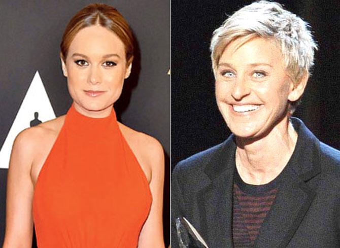 Ellen DeGeneres, Brie Larson, other celebs trash Donald Trump