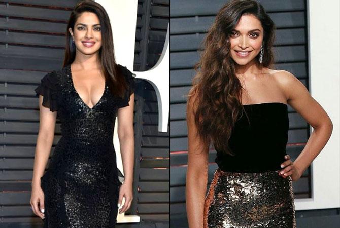 Black Beauties! Priyanka Chopra and Deepika Padukone look drop-dead gorgeous at Oscars 2017 after-party