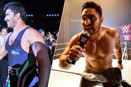 Indian wrestlers Jeet Rama, Kishaan Raftaar sweat it out in WWE