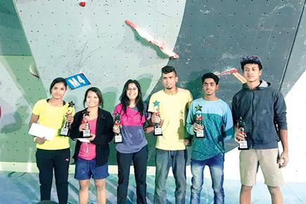 Adarsh, Siddhi win climbing titles