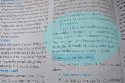 Shocking! Ugly, handicapped brides pay dowry: Maharashtra textbook