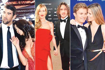 Sports stars and their WAGs shine at Laureus Awards