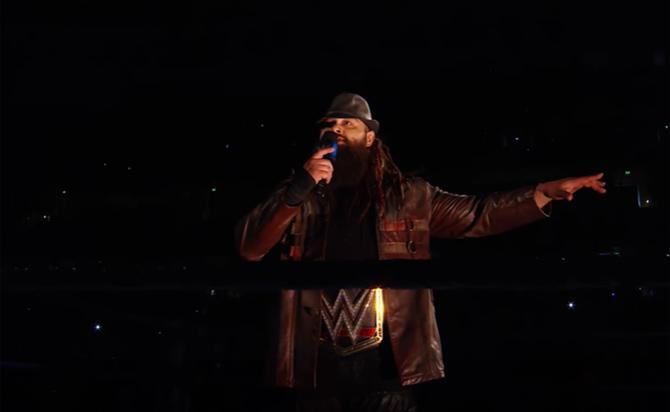 Bray Wyatt as the new WWE champion