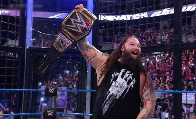Bray Wyatt as the new WWE champion