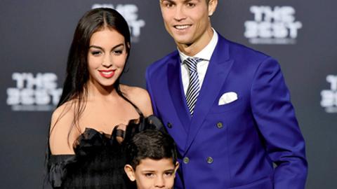 Cristiano Ronaldo goes handbag shopping for girlfriend Georgina Rodriguez  as Real Madrid star's son Cristiano Jr wears custom jacket