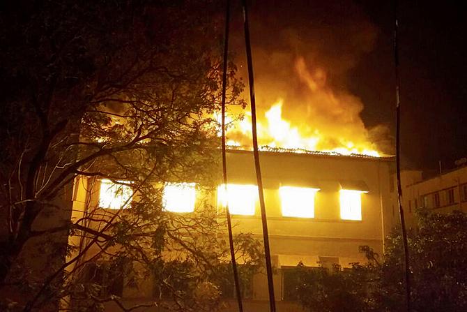 A fire broke out on the third floor of Sydenham College last week