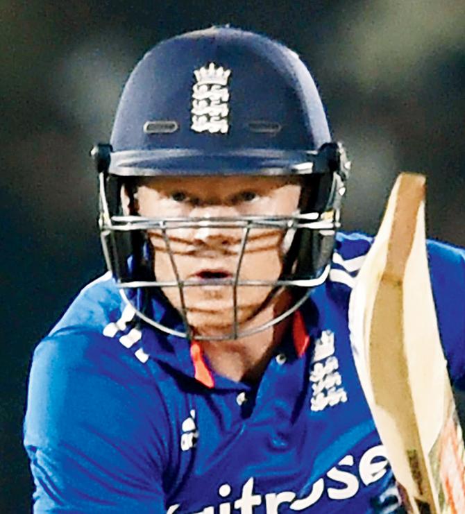 England’s Sam Billings during his innings of 93 yesterday. Pic/PTI