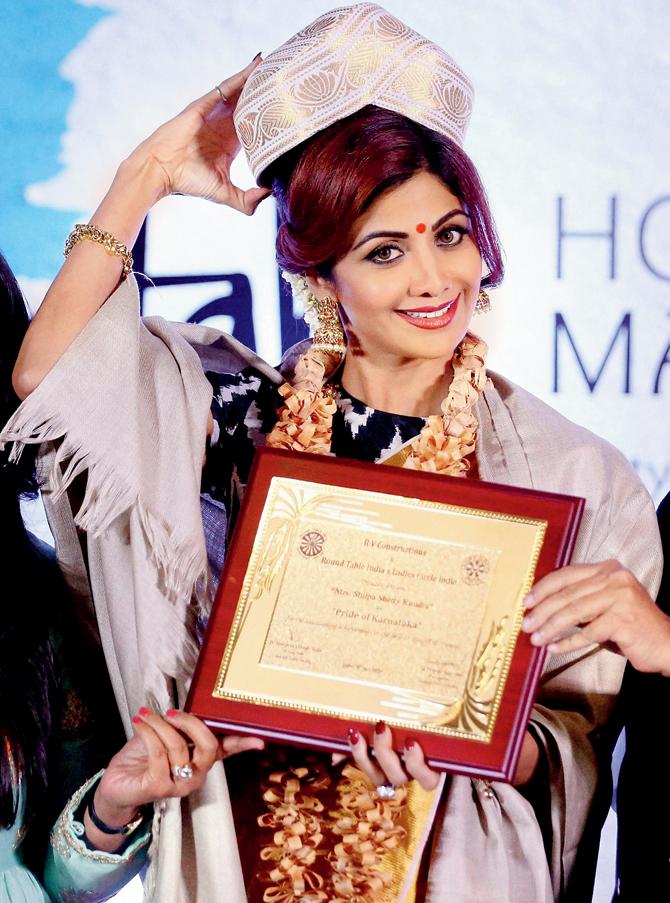 Shilpa Shetty. Pic/PTI