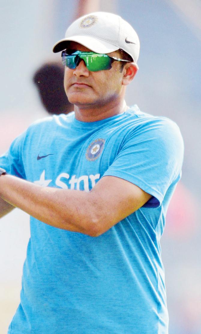 India head coach Anil Kumble