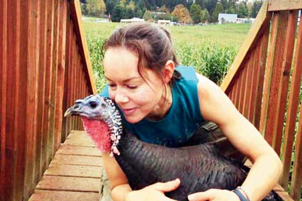 Meet Easter, a turkey that gets manicures and massage sessions