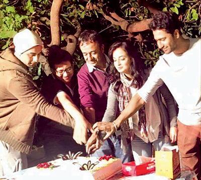 Dia Mirza, Ranbir Kapoor, Vicky Kaushal, Abhijat Joshi