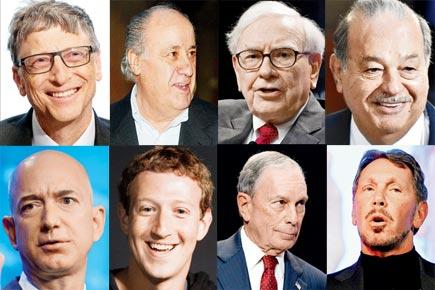 These eight billionaires are as 'rich as half the world'