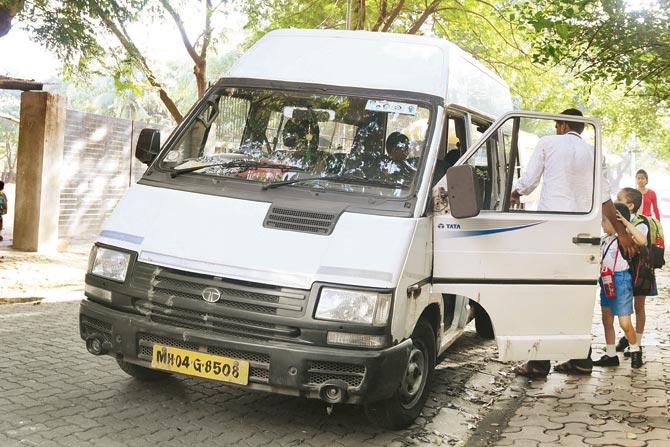 Most private school vans have a capacity of less than 13 seats. Representation Pic