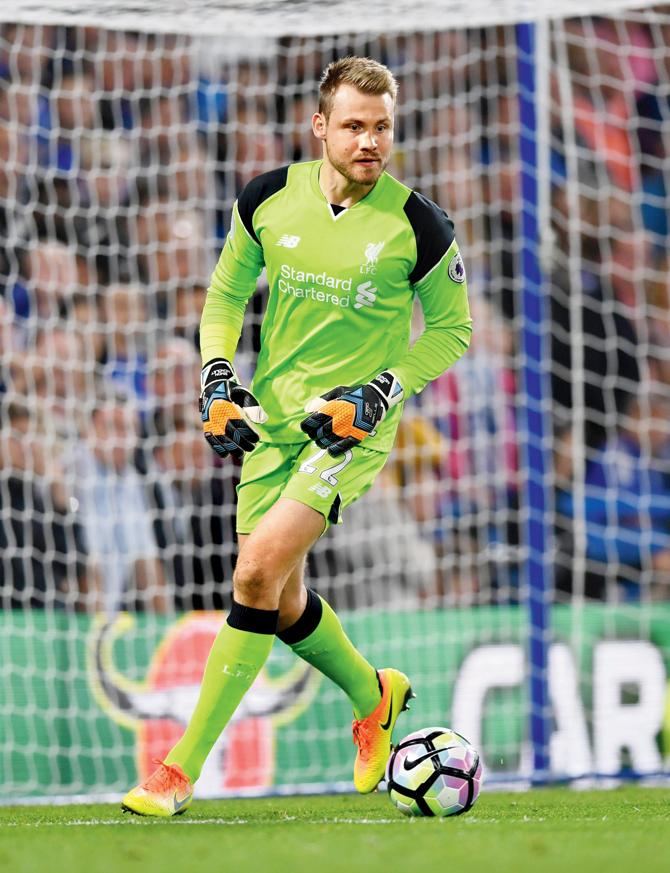 Liverpool goalkeeper Simon Mignolet. Pic/Getty Images