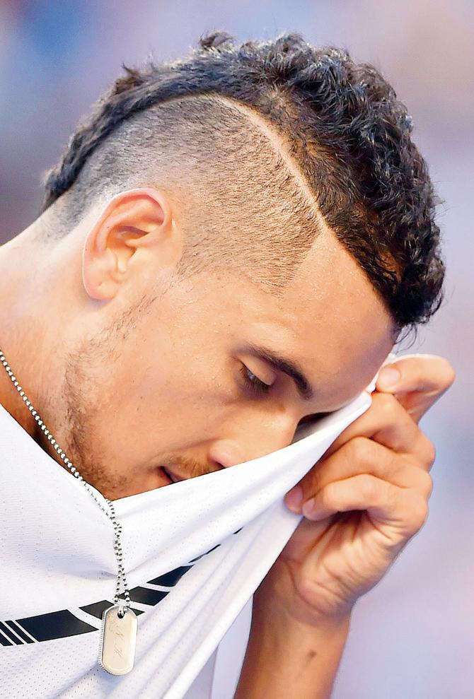 Australia’s Nick Kyrgios. Pic/AFP