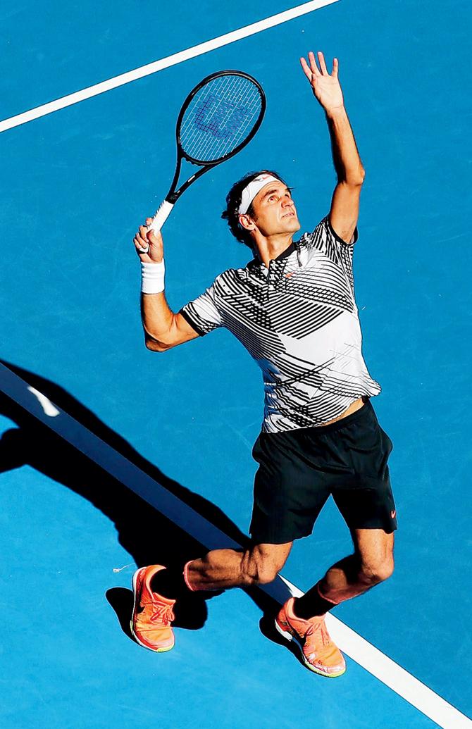 Roger Federer. Pic/Getty Images 