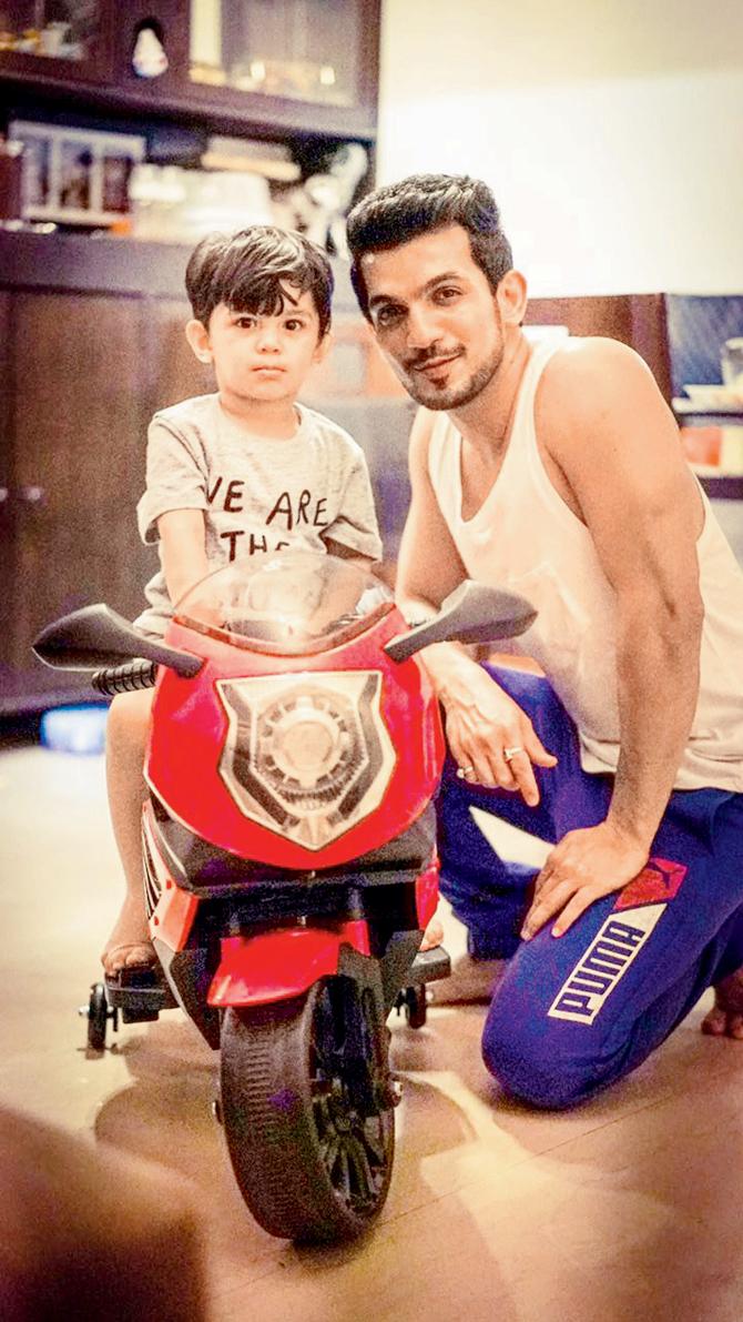 Arjun Bijlani Shares Adorable Pictures Of Son Ayaan And Wife Neha