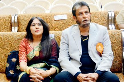 Sandeep Patil wears a chain with his and wife Deepa's name on it!