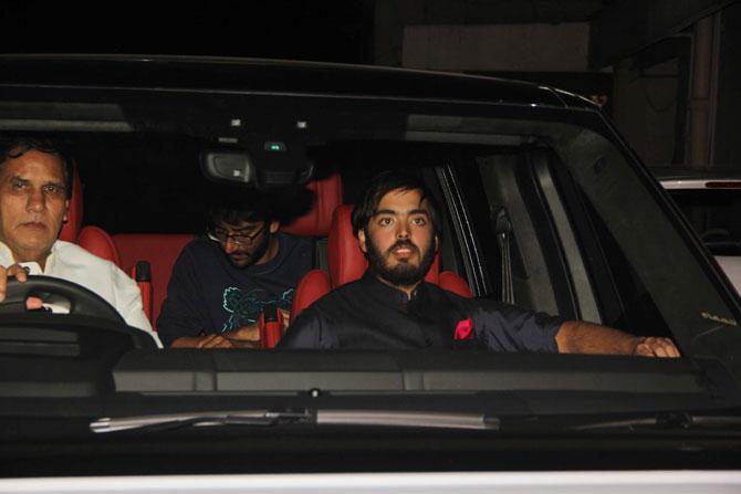 Photos: Anant Ambani spotted at Salman Khan