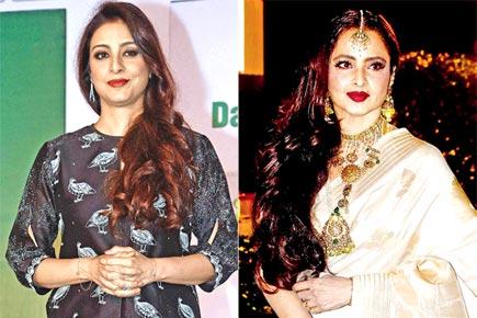 Did Tabu give Rekha a cold shoulder at Ronnie Screwvala's daughter's reception?