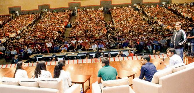 Panelists from a previous edition of e-Summit at IITâu00c2u0080u00c2u0088Bombay