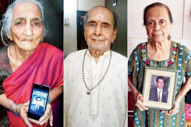 Hansabai Shirodkar, 84, widow of Sepoy Govind Shirodkar; Badlapur