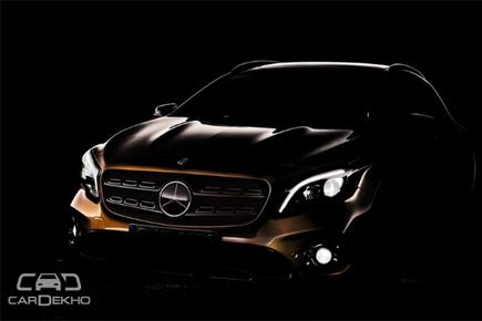 Mercedes-Benz GLA facelift teased; debut at Detroit Motor Show