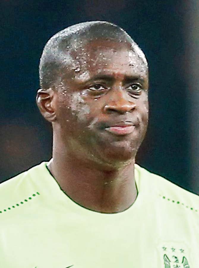 Man City’s Yaya Toure 