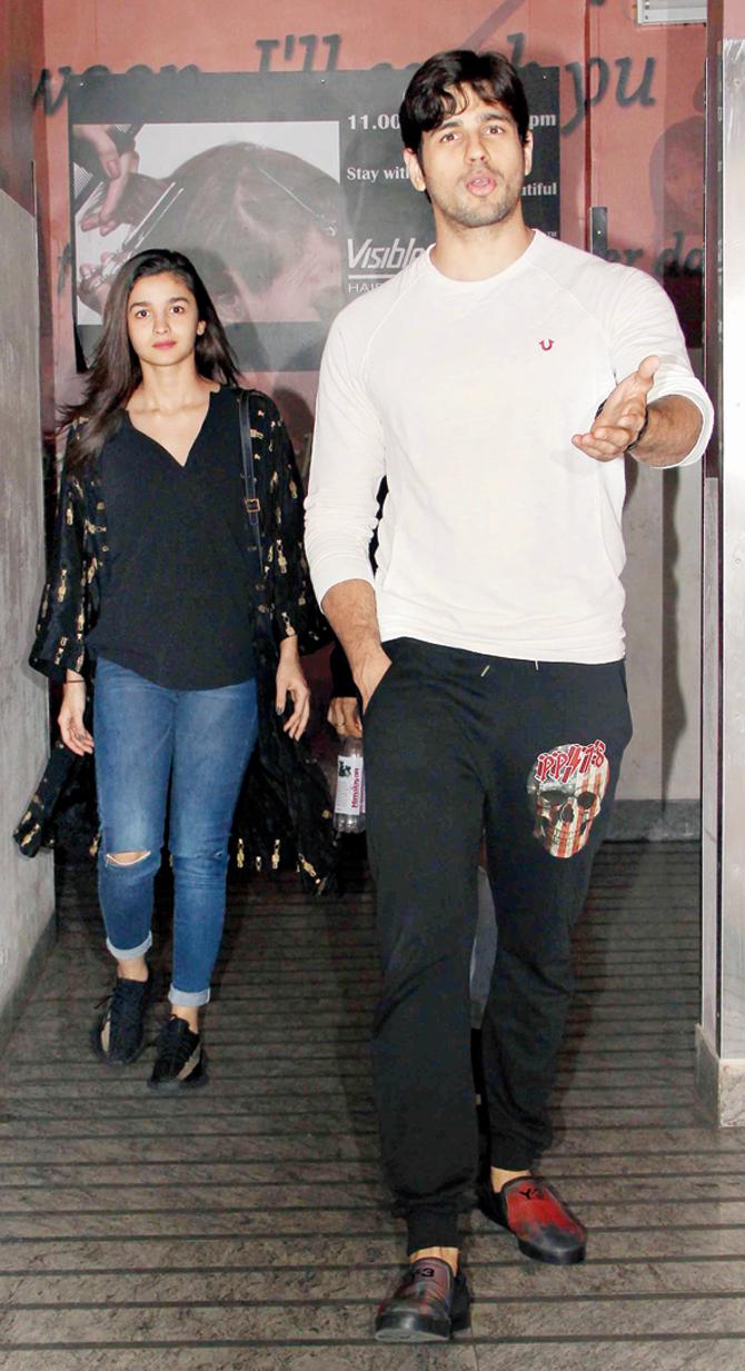 Alia Bhatt and Sidharth Malhotra