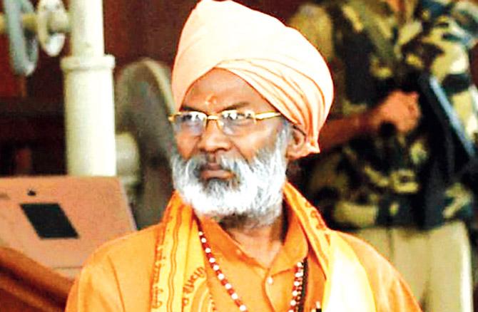 Sakshi Maharaj has justified his outburst saying he was not speaking at a BJP convention. Pic/PTI