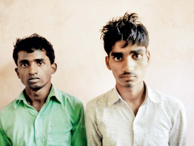 Suresh Yadav and Vimal Bhutiya were trying their hand at robbery for the first time