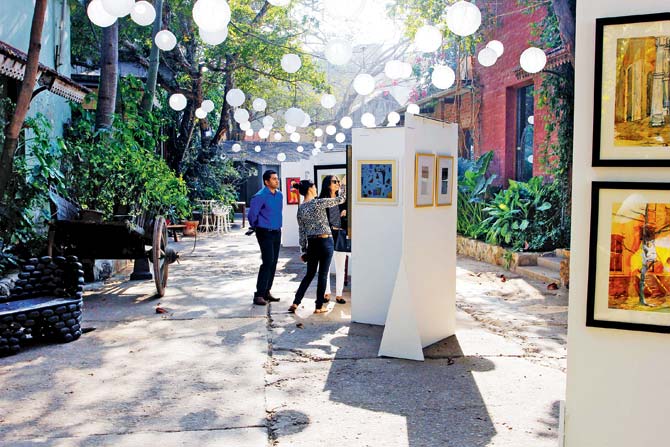 The art display at the debut edition of the festival