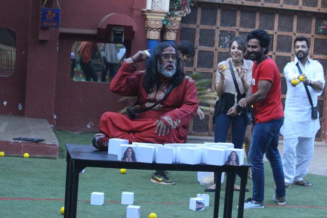Swami Om gets thrown out of the Bigg Boss house