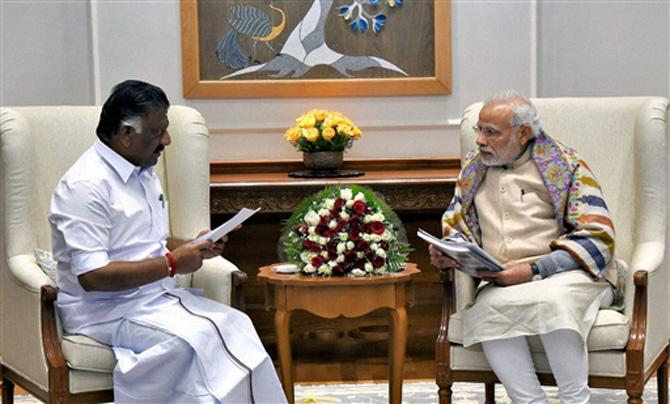 CM Panneerselvam & PM Modiji