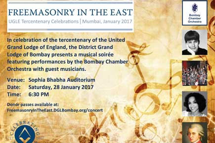 This Saturday, explore world of Freemasonry through concert in Mumbai